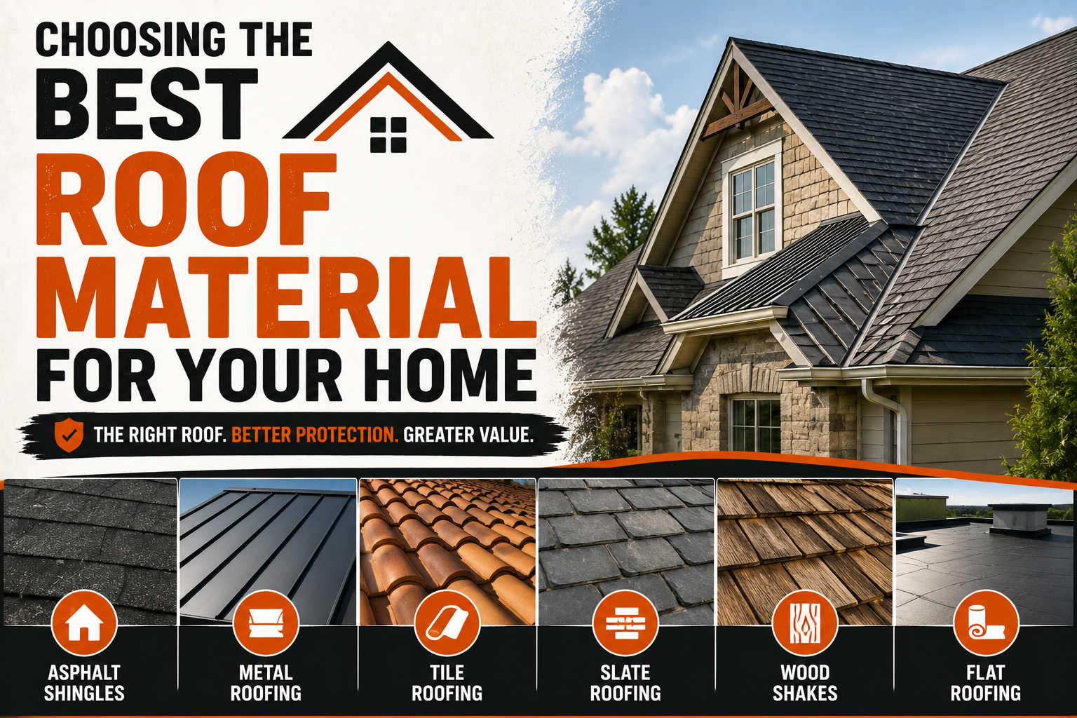 Choosing the Best Roof Material for Your Home