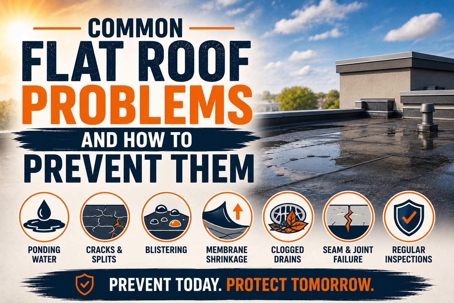 Common Flat Roof Problems and How to Prevent Them