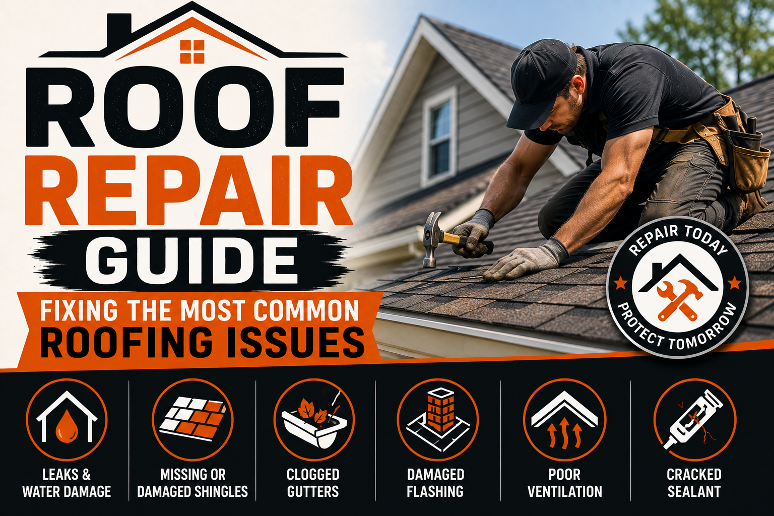 Roof Repair Guide - Fixing the Most Common Roofing Issues