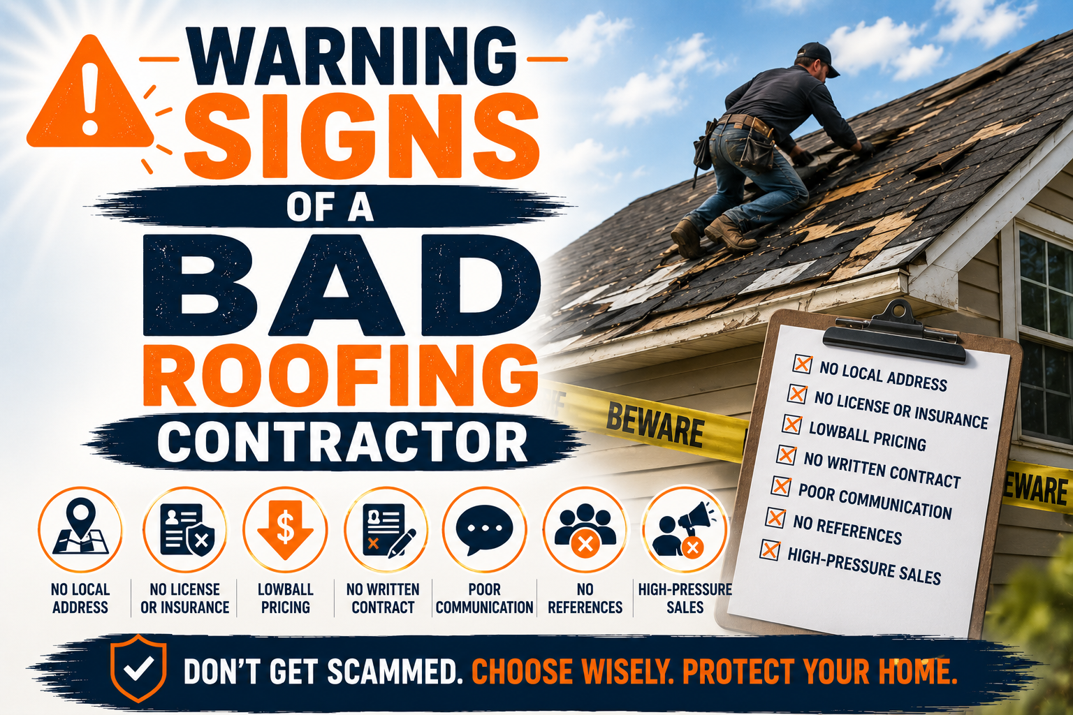 Warning Signs of a Bad Roofing Contractor