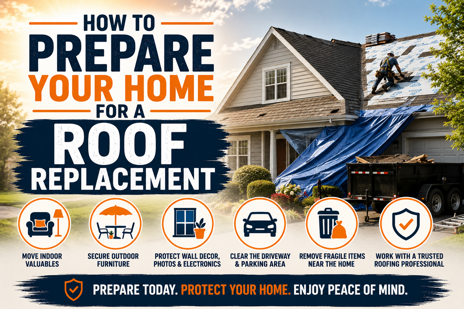 How to Prepare Your Home for a Roof Replacement