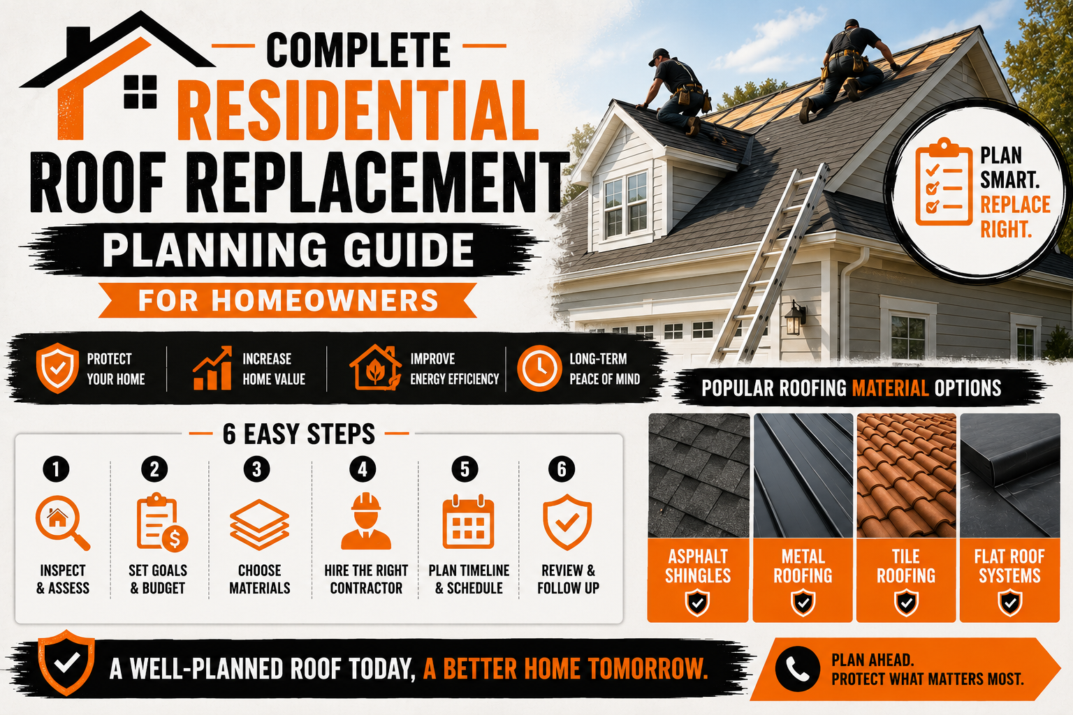Complete Residential Roof Replacement Planning Guide for Homeowners