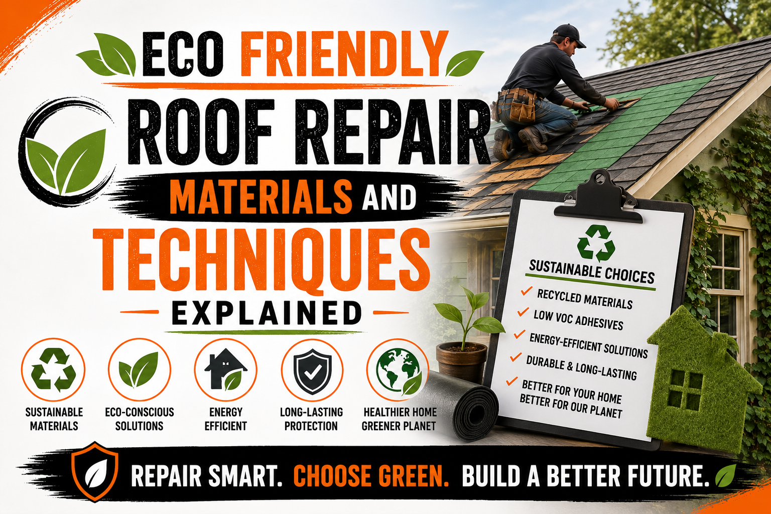 Eco Friendly Roof Repair Materials and Techniques Explained