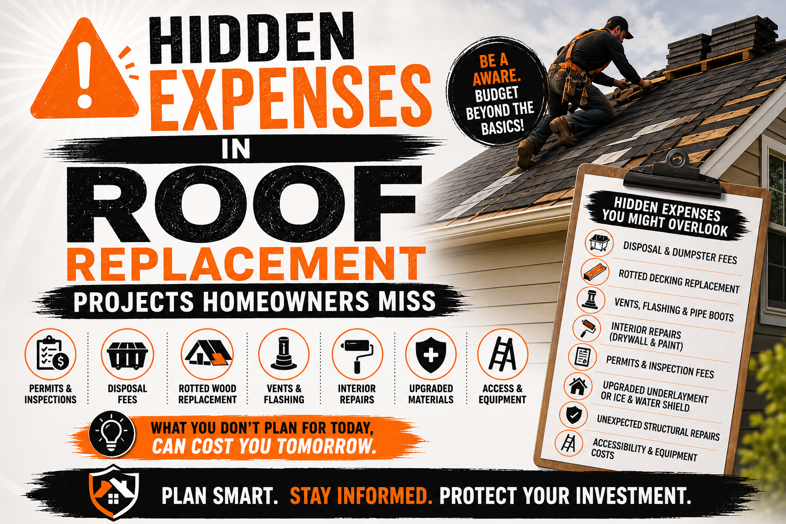 Hidden Expenses in Roof Replacement Projects Homeowners Miss