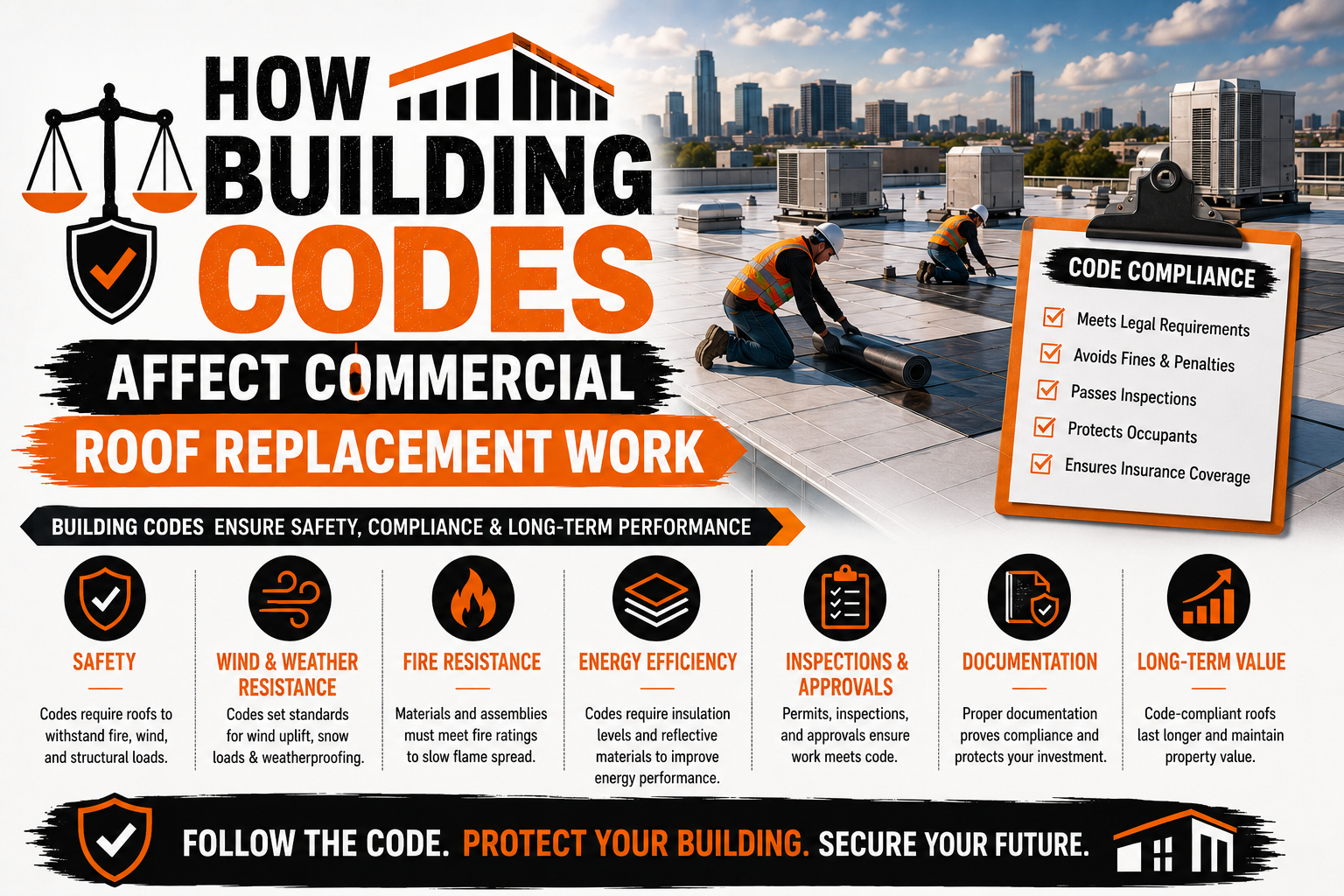 How Building Codes Affect Commercial Roof Replacement Work