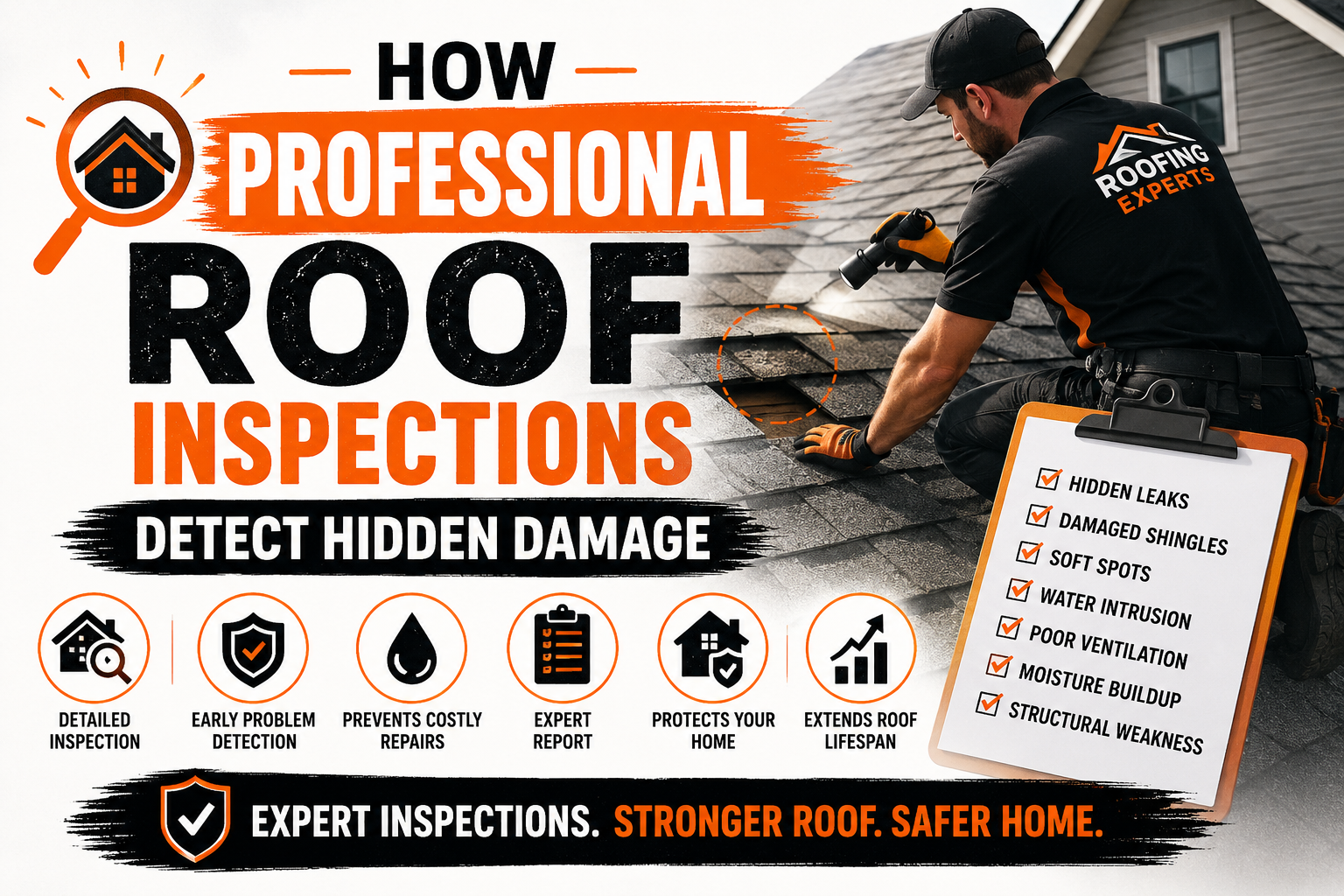 How Professional Roof Inspections Detect Hidden Damage