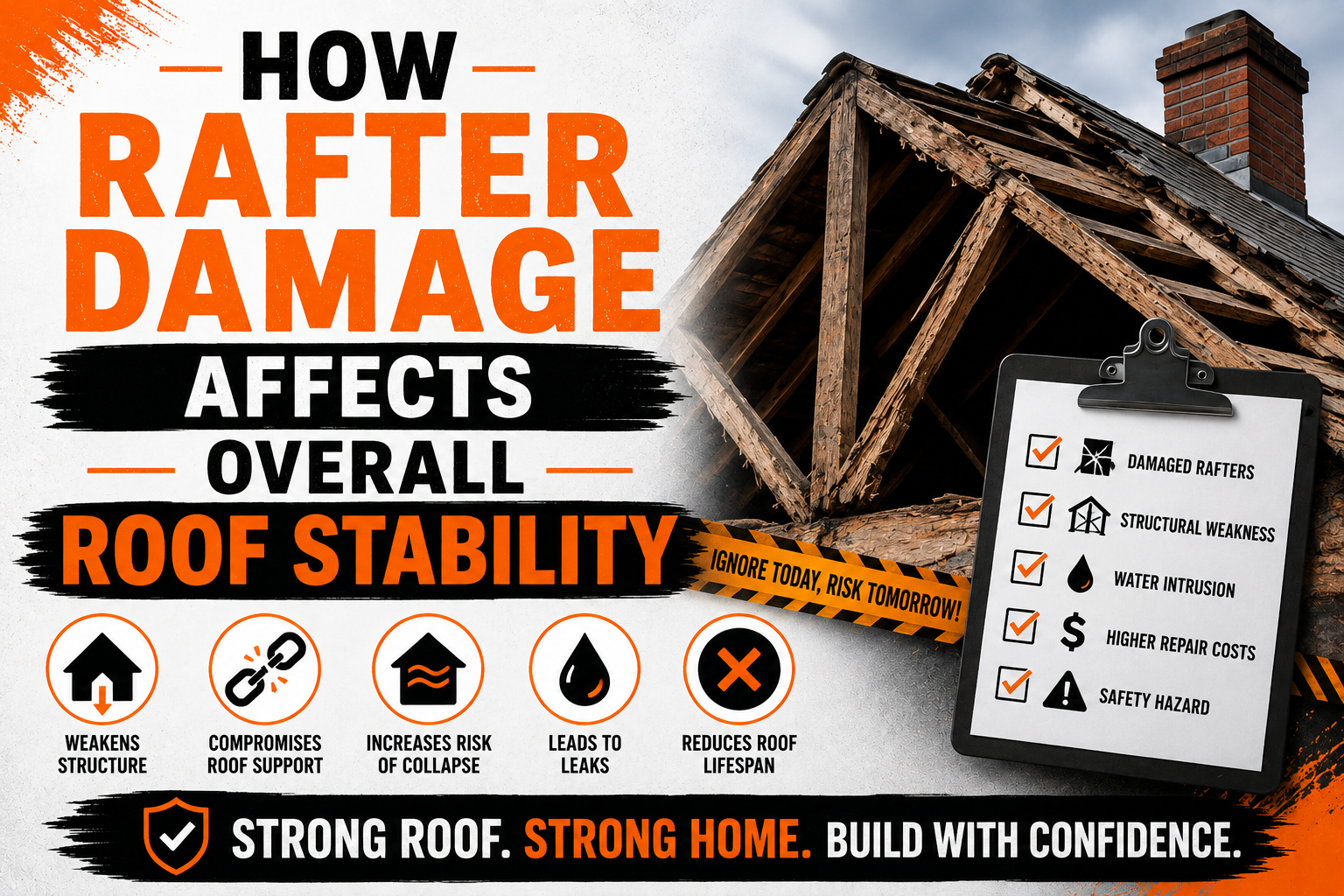 How Rafter Damage Affects Overall Roof Stability