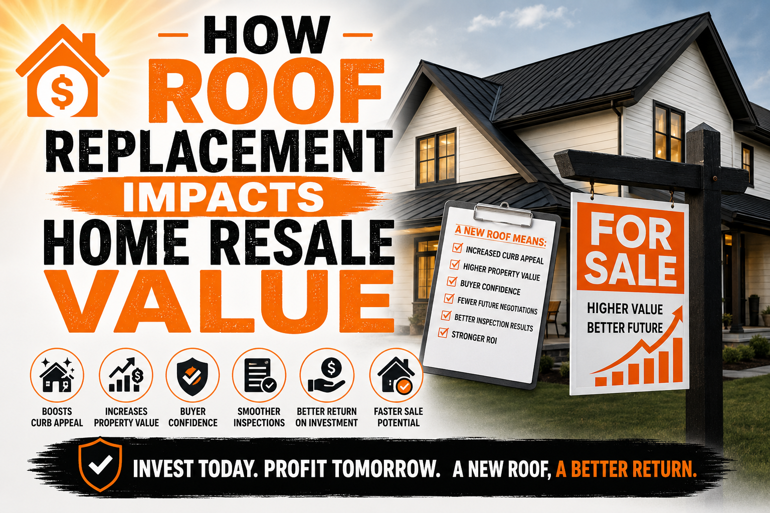 How Roof Replacement Impacts Home Resale Value