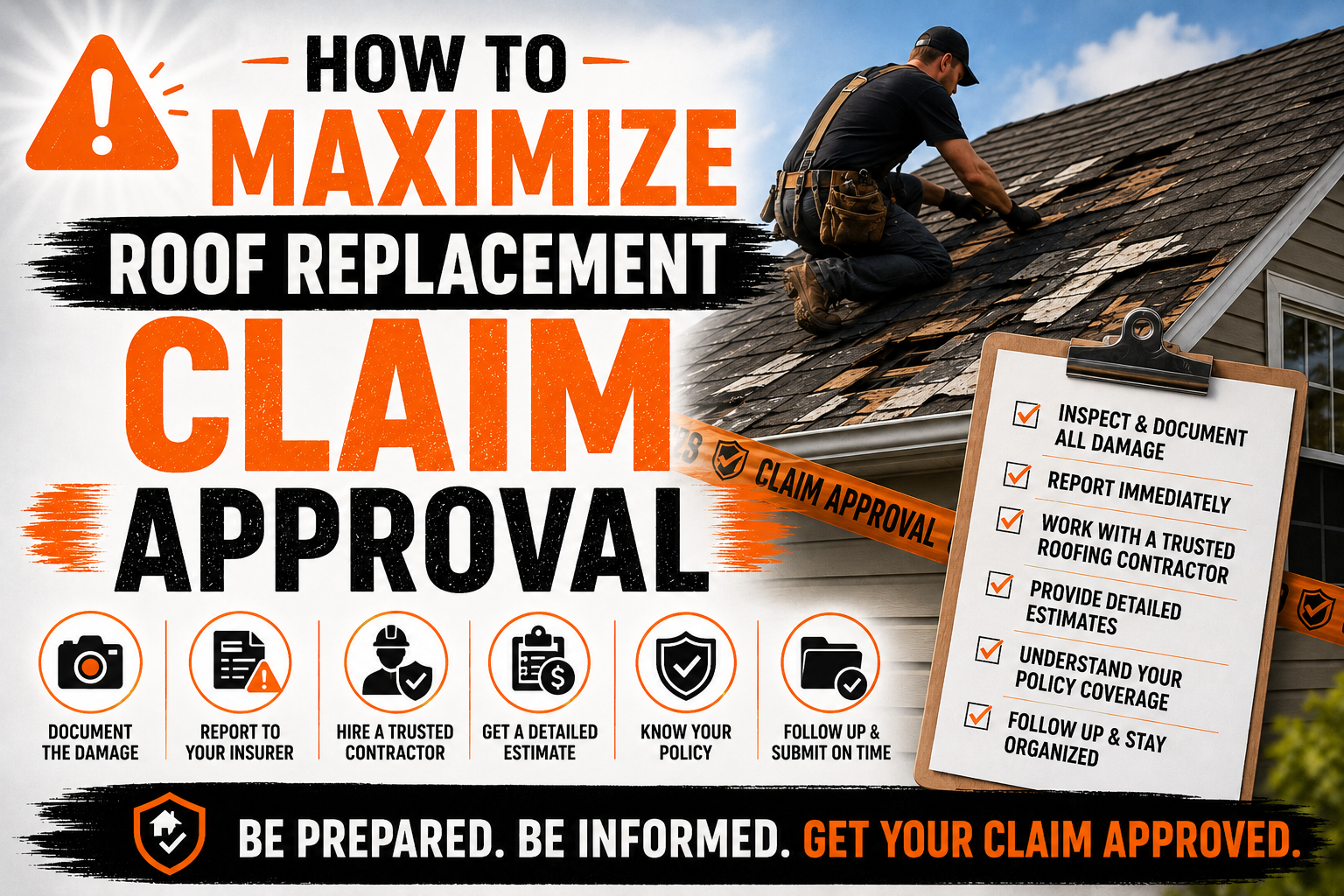 How to Maximize Roof Replacement Claim Approval