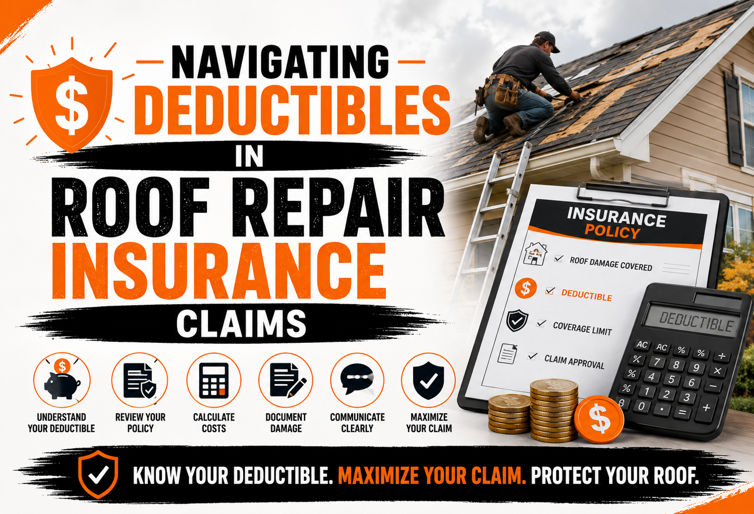 Navigating Deductibles in Roof Repair Insurance Claims