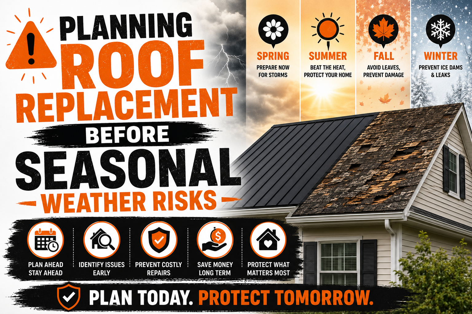 Planning Roof Replacement Before Seasonal Weather Risks
