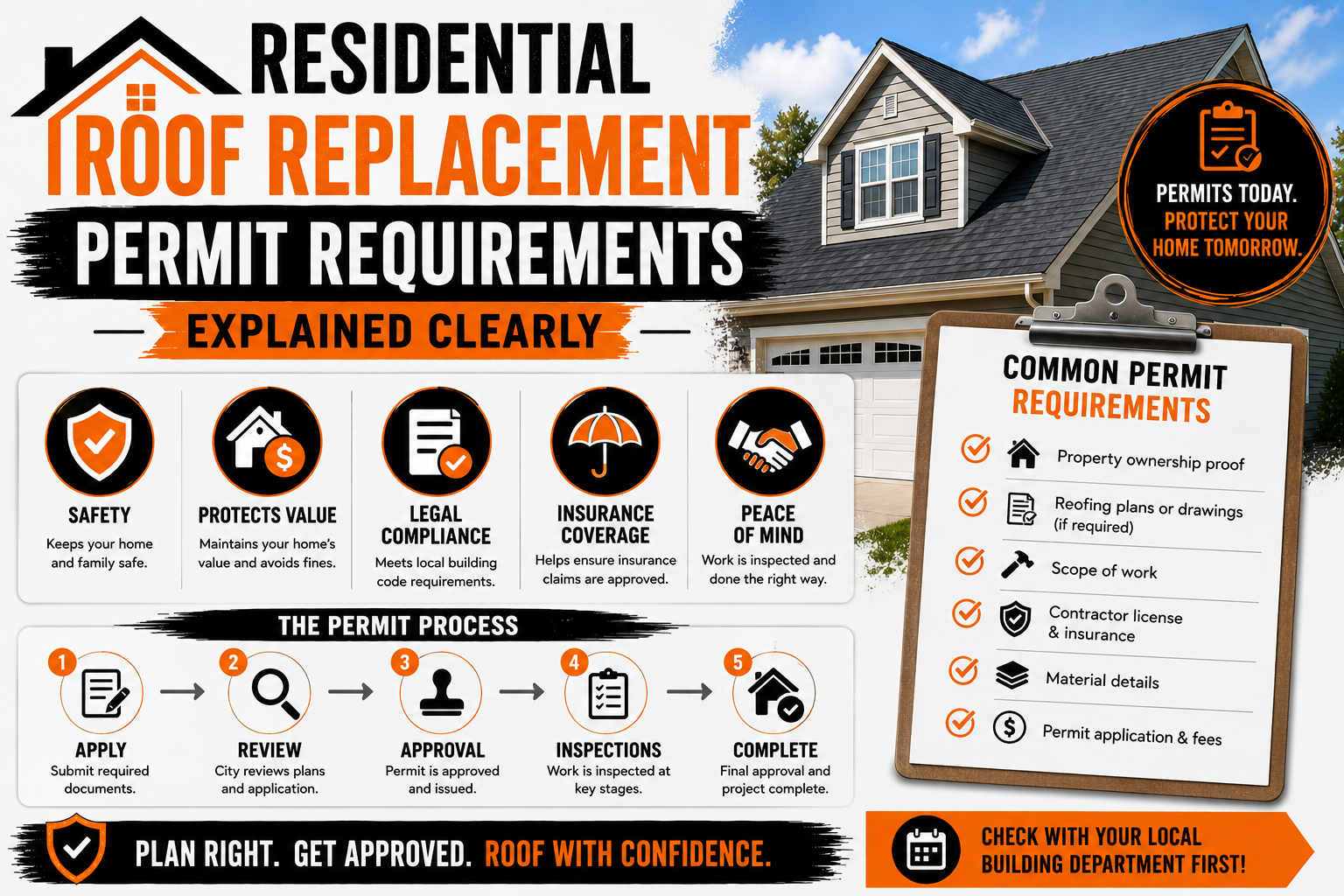 Residential Roof Replacement Permit Requirements Explained Clearly