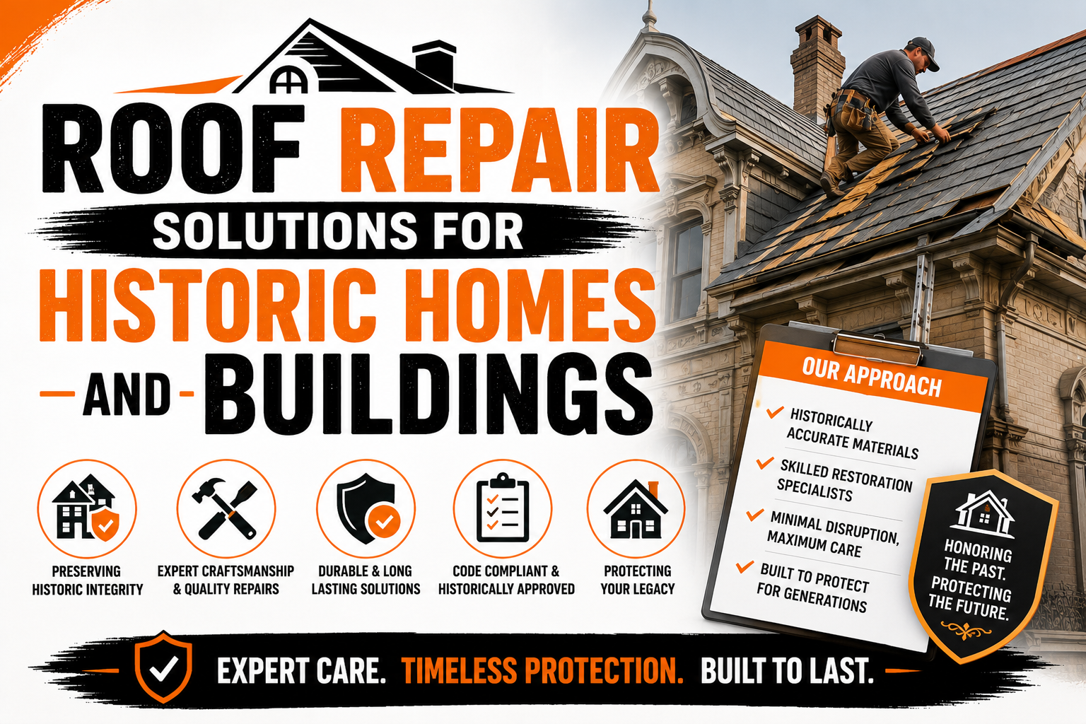 Roof Repair Solutions for Historic Homes and Buildings