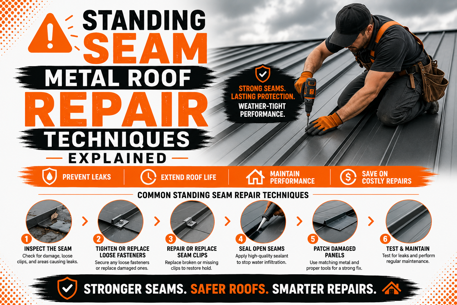 Standing Seam Metal Roof Repair Techniques Explained