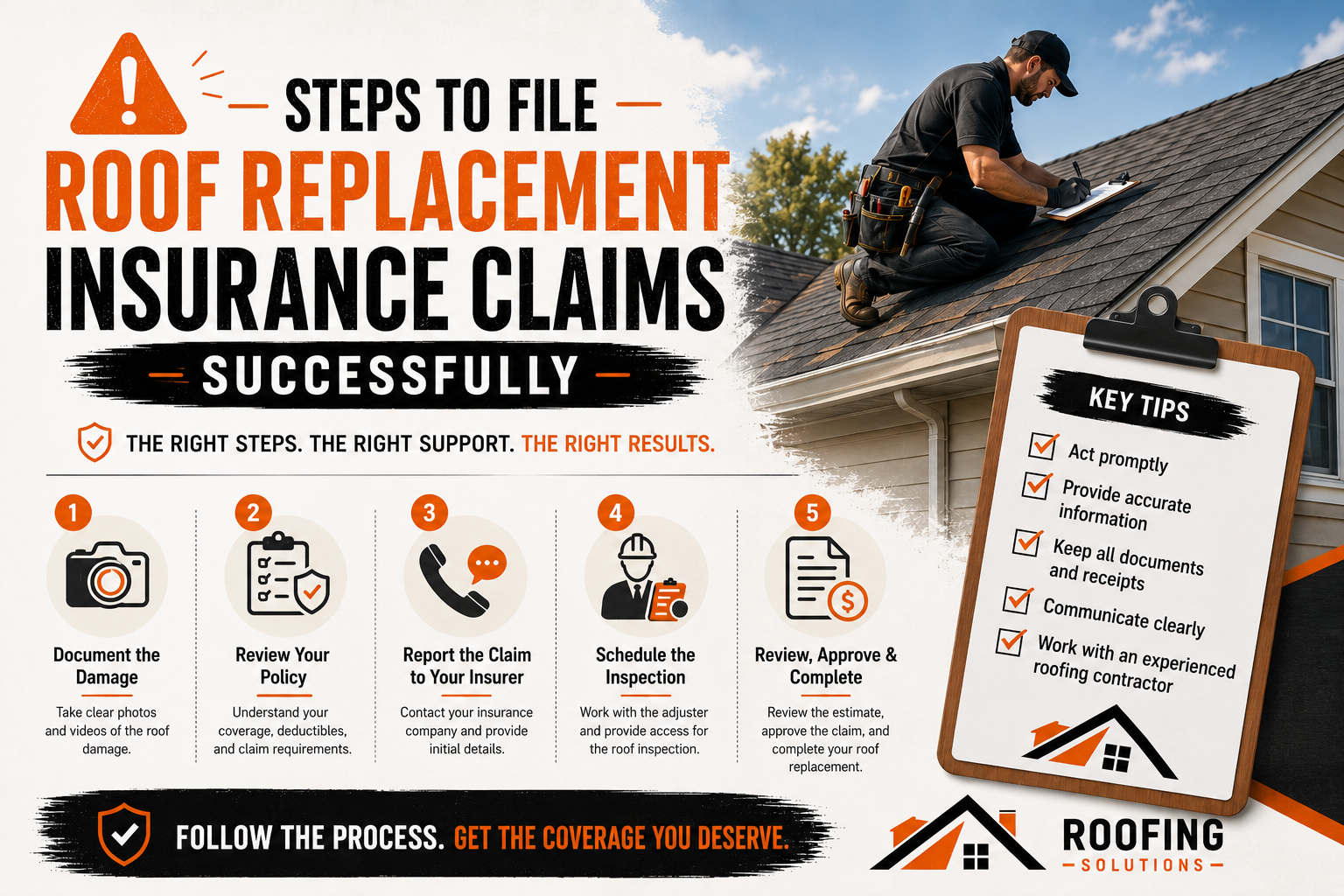 Steps to File Roof Replacement Insurance Claims Successfully