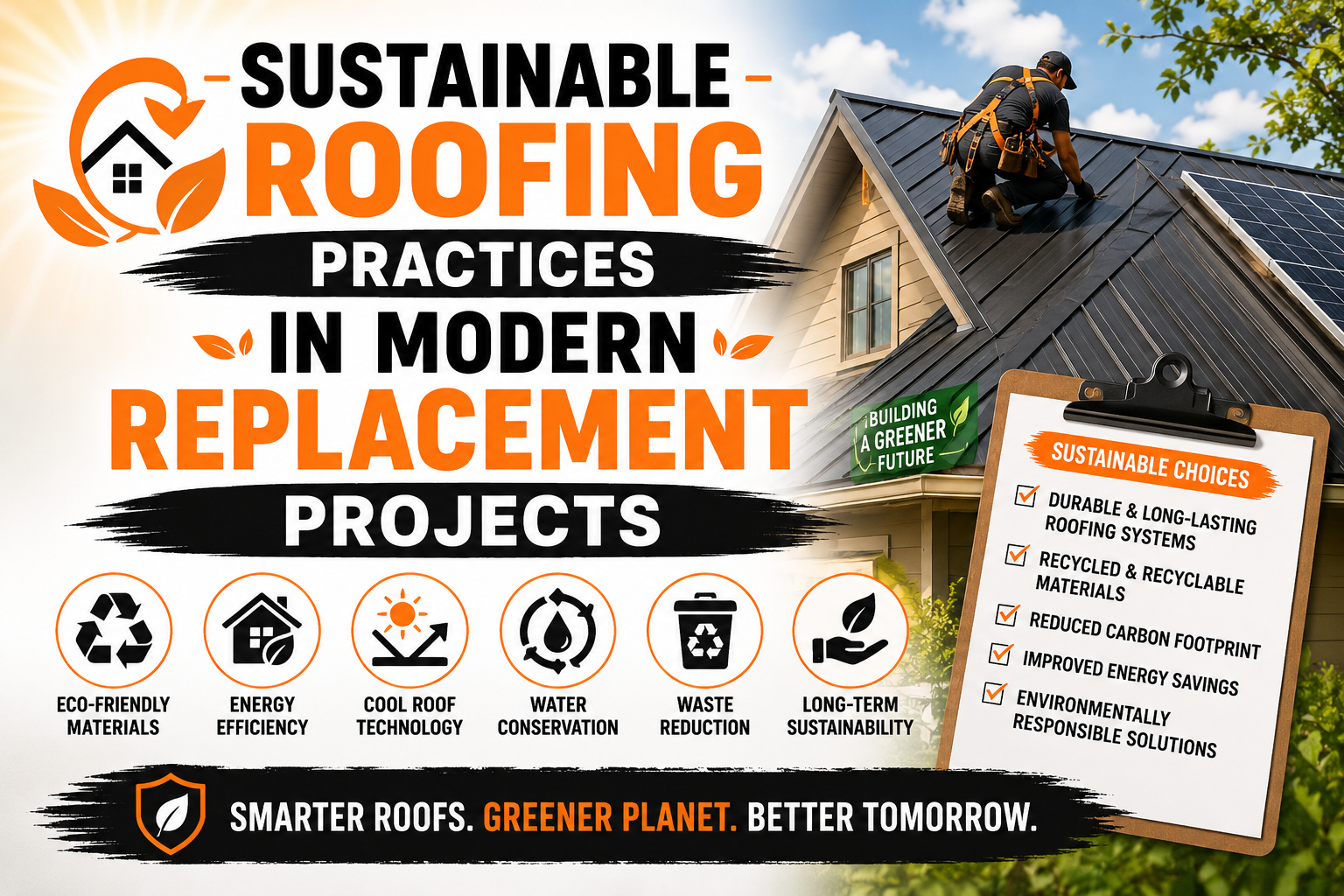 Sustainable Roofing Practices in Modern Replacement Projects