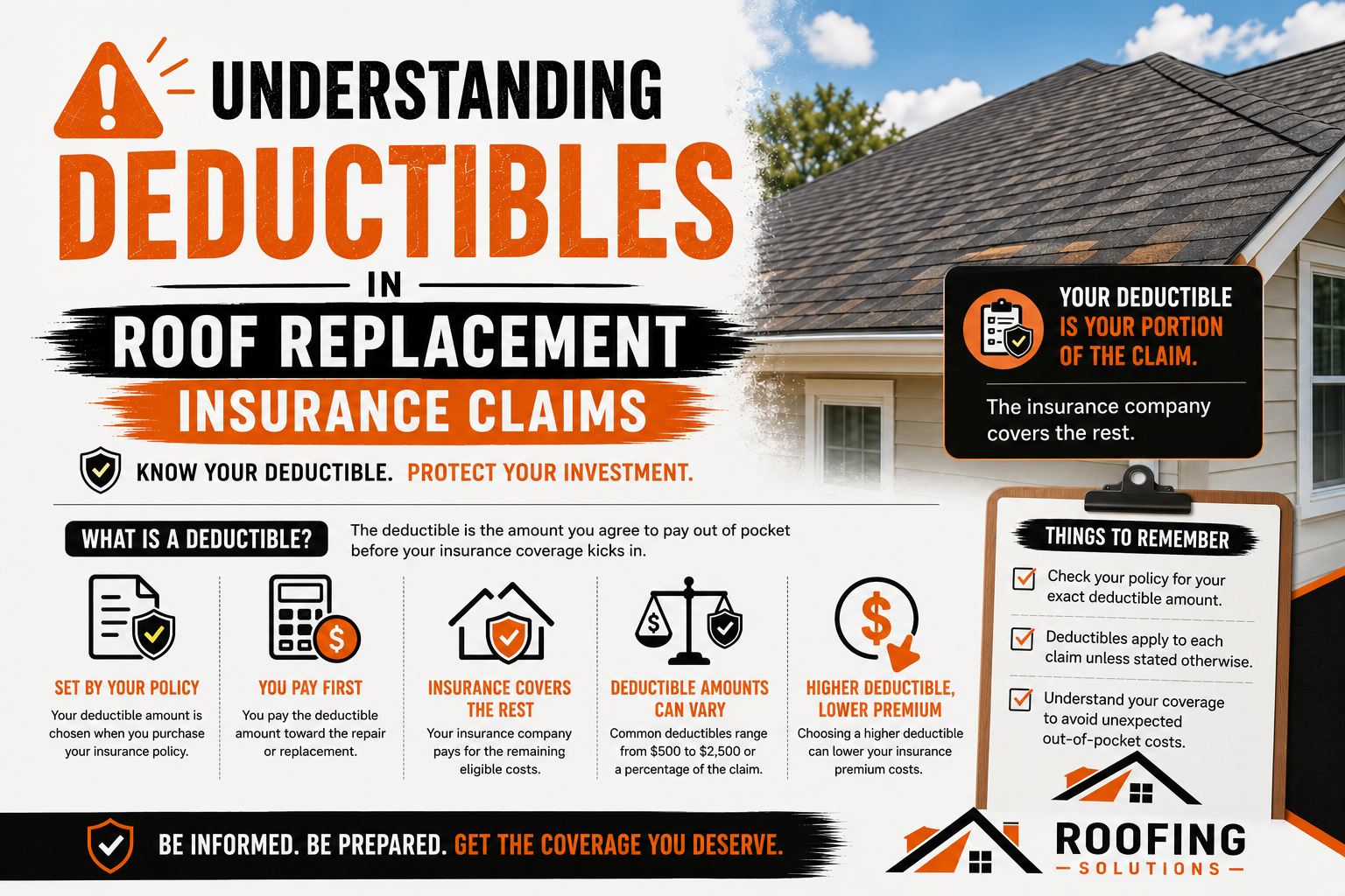 Understanding Deductibles in Roof Replacement Insurance Claims