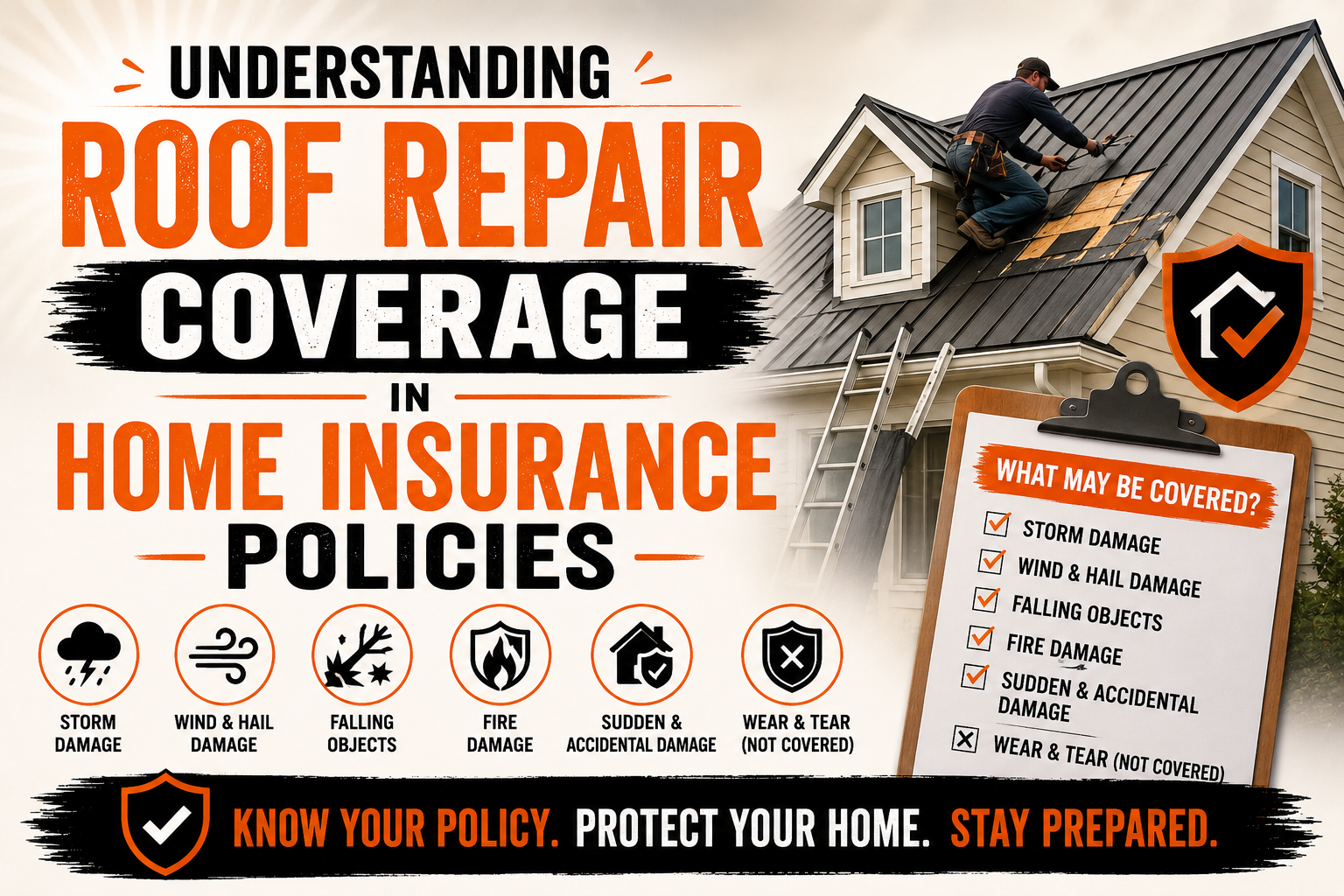 Understanding Roof Repair Coverage in Home Insurance Policies