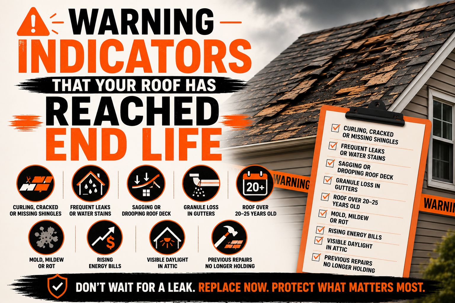 Warning Indicators That Your Roof Has Reached End Life