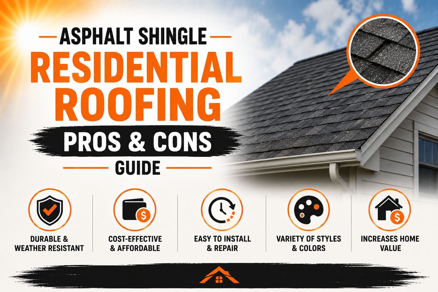 Asphalt Shingle Residential Roofing Pros and Cons Guide