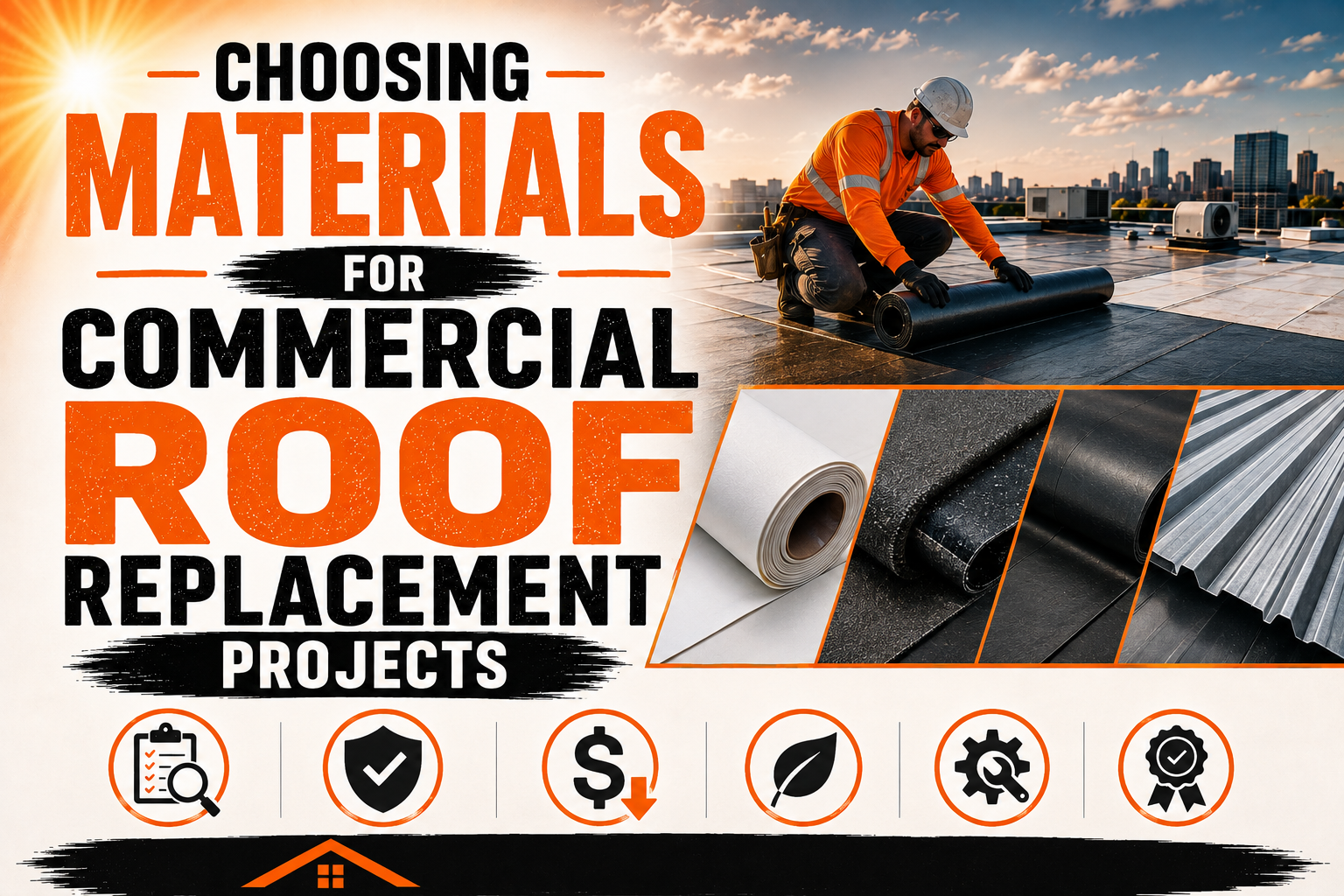 Choosing Materials for Commercial Roof Replacement Projects