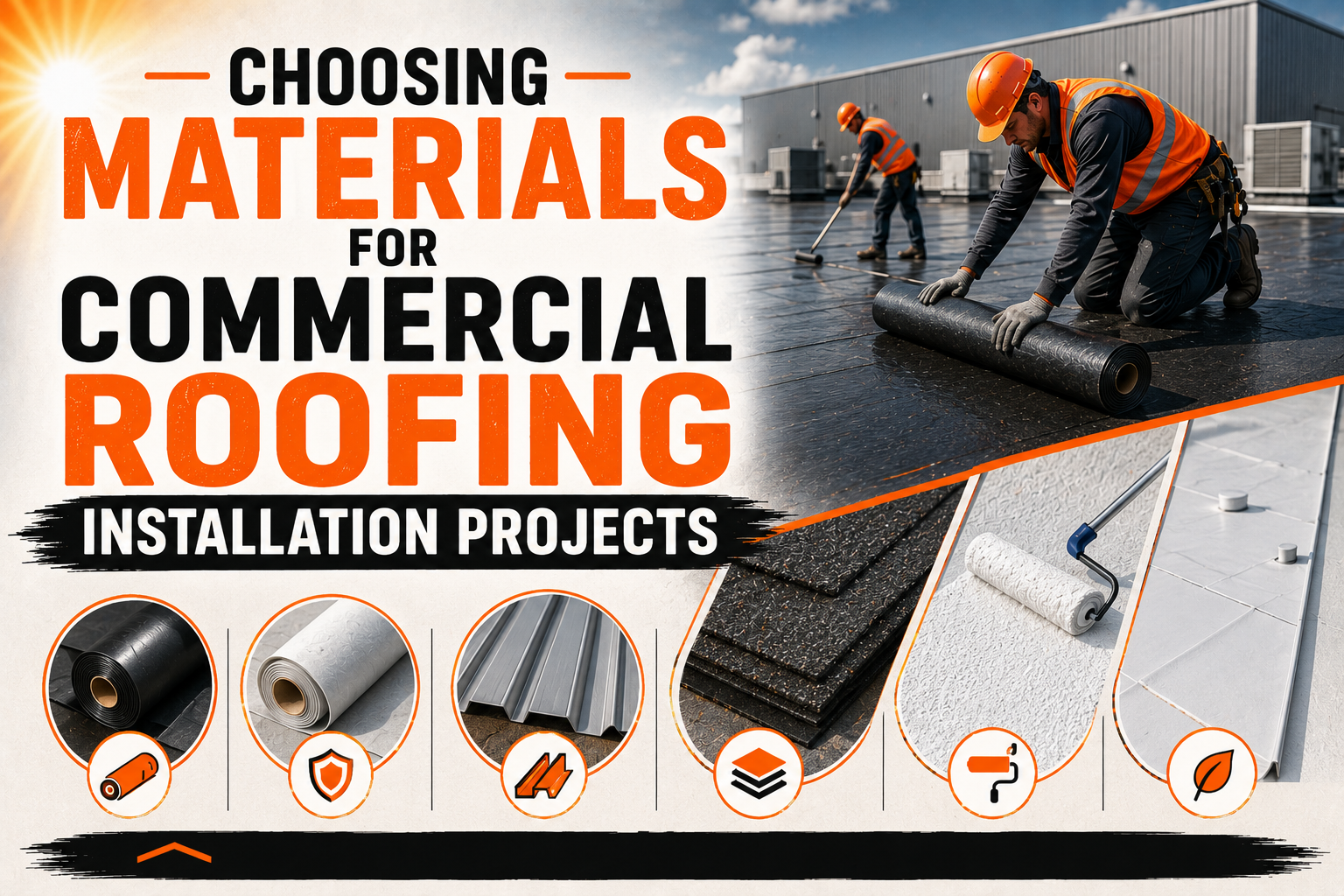 Choosing Materials for Commercial Roofing Installation Projects
