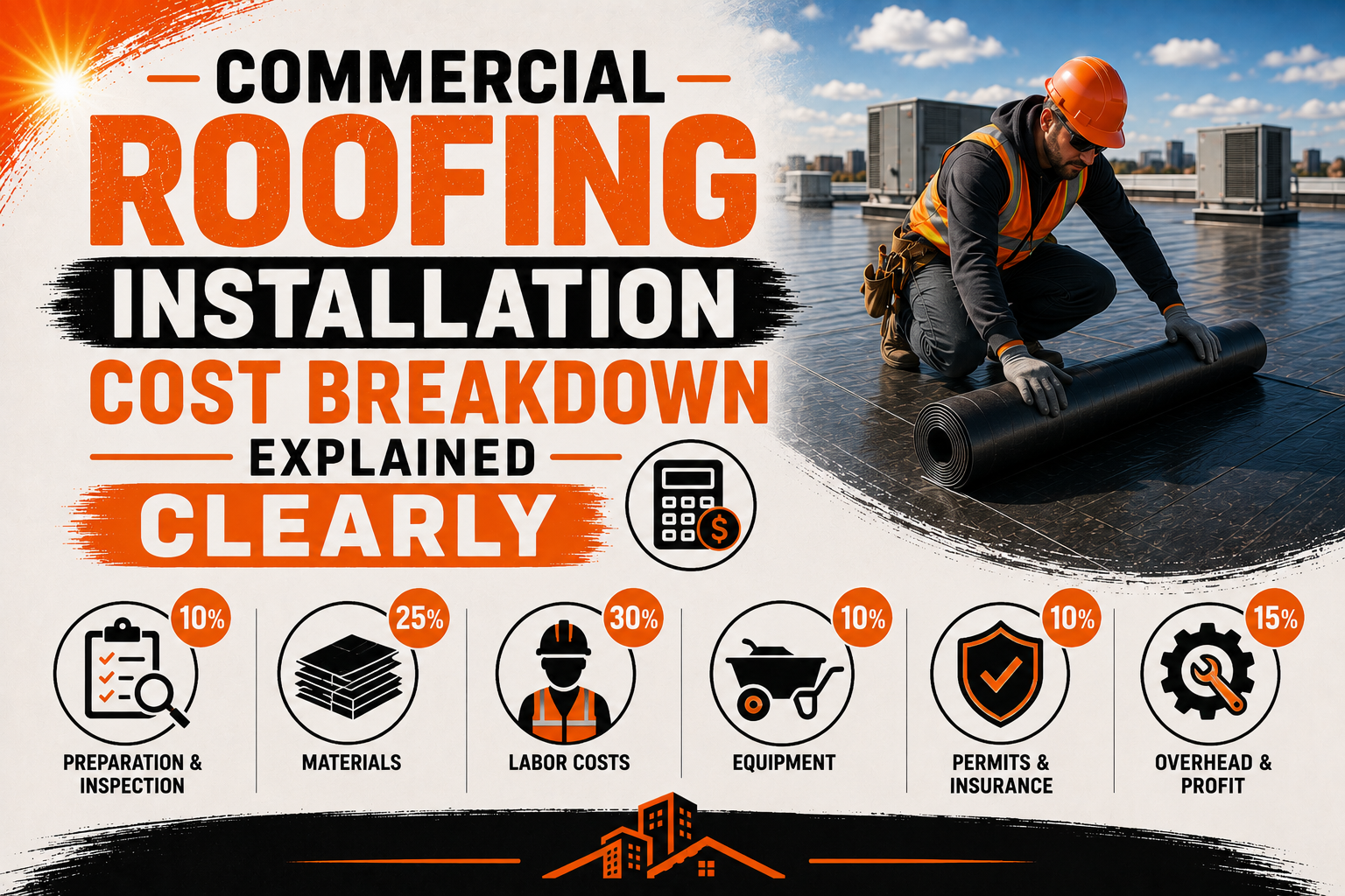 Commercial Roofing Installation Cost Breakdown Explained Clearly