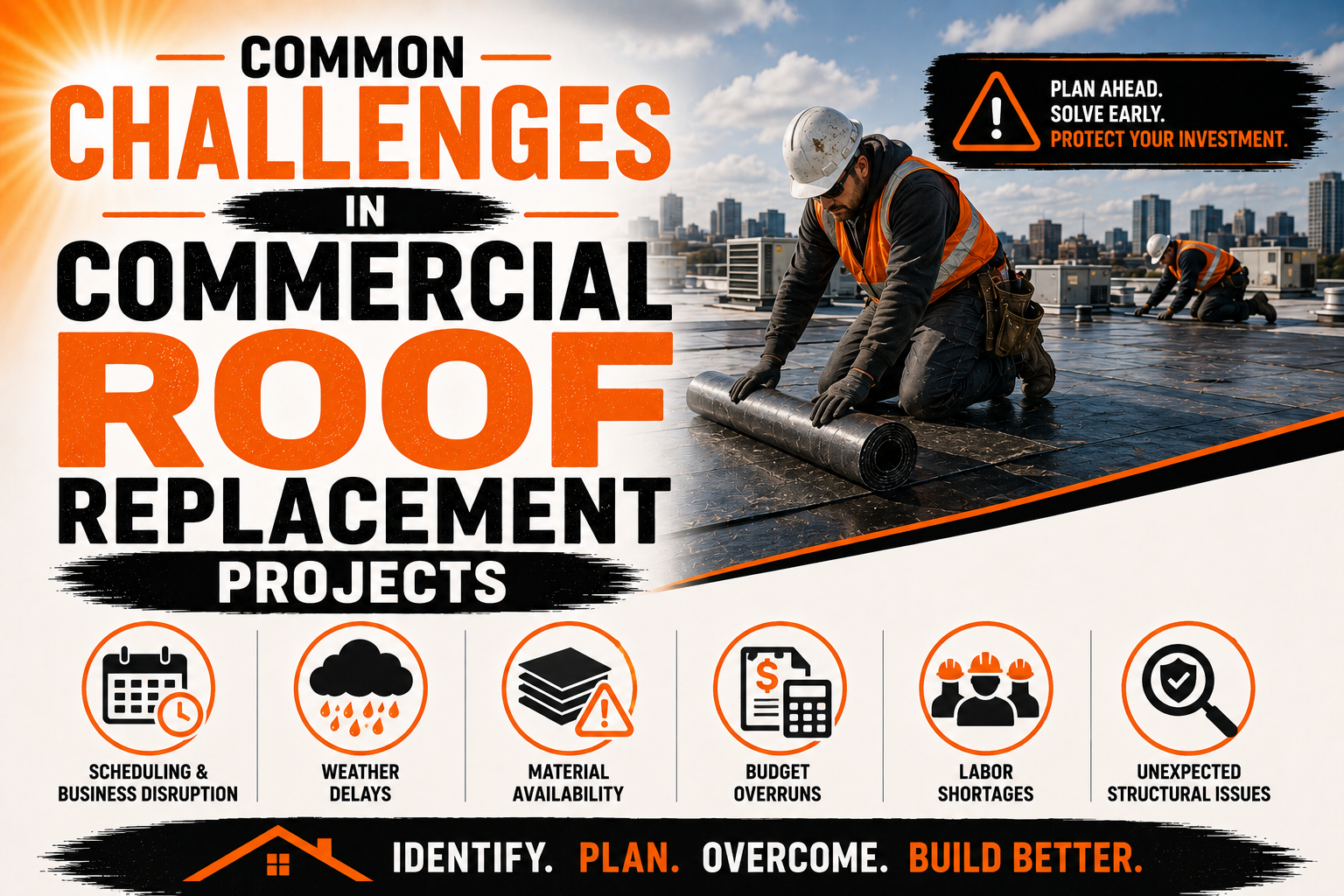 Common Challenges in Commercial Roof Replacement Projects