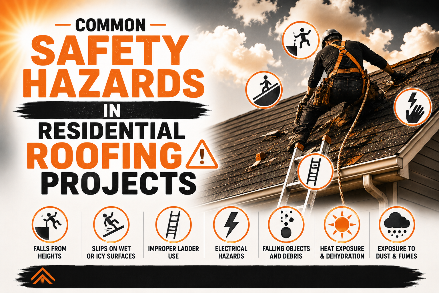 Common Safety Hazards in Residential Roofing Projects