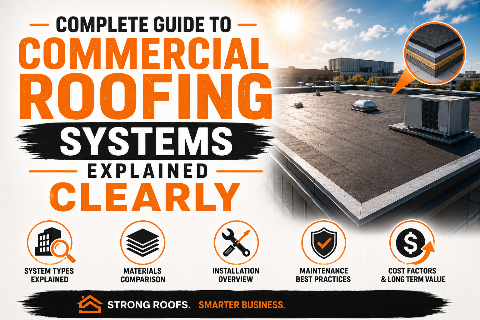Complete Guide to Commercial Roofing Systems Explained Clearly