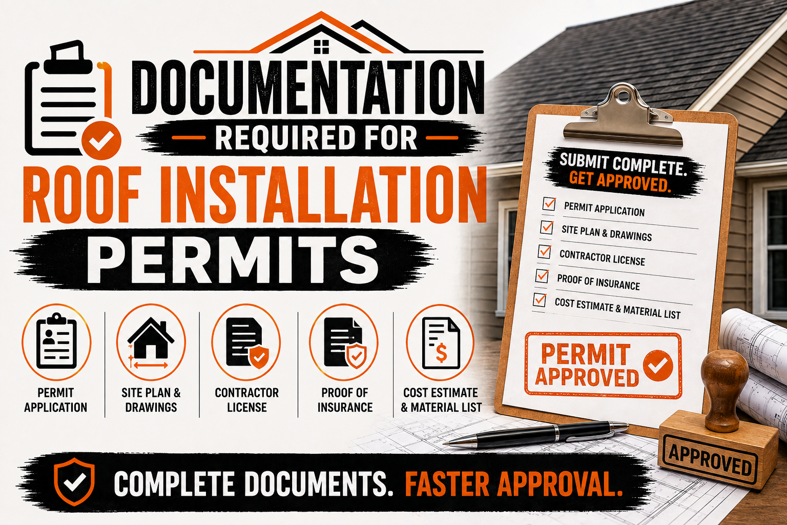 Documentation Required for Roof Installation Permits