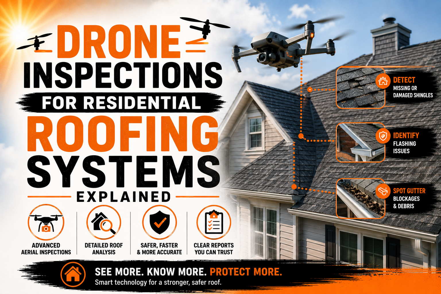Drone Inspections for Residential Roofing Systems Explained