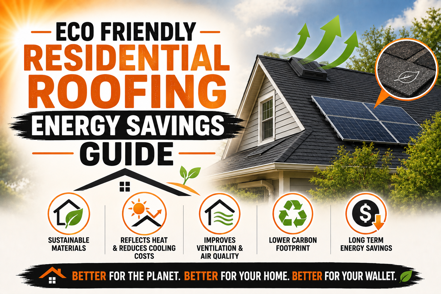 Eco Friendly Residential Roofing Energy Savings Guide