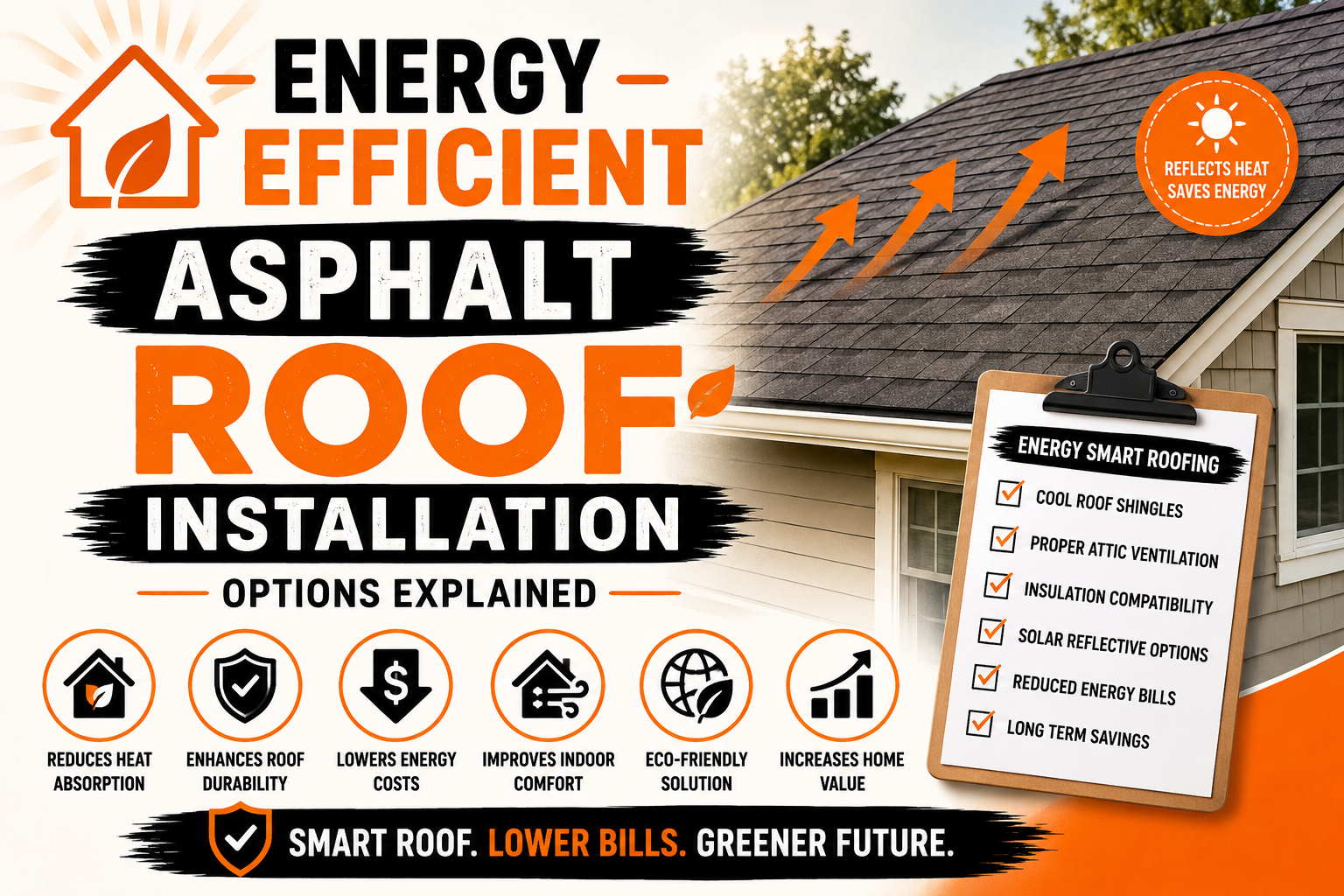 Energy Efficient Asphalt Roof Installation Options Explained