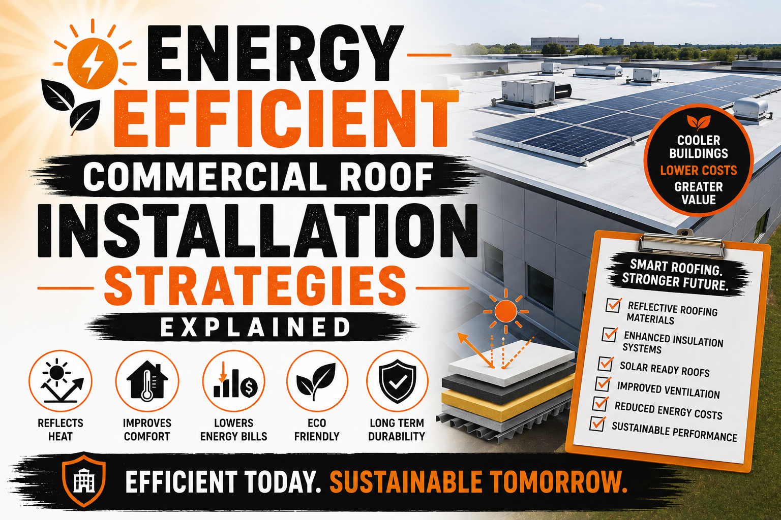 Energy Efficient Commercial Roof Installation Strategies Explained