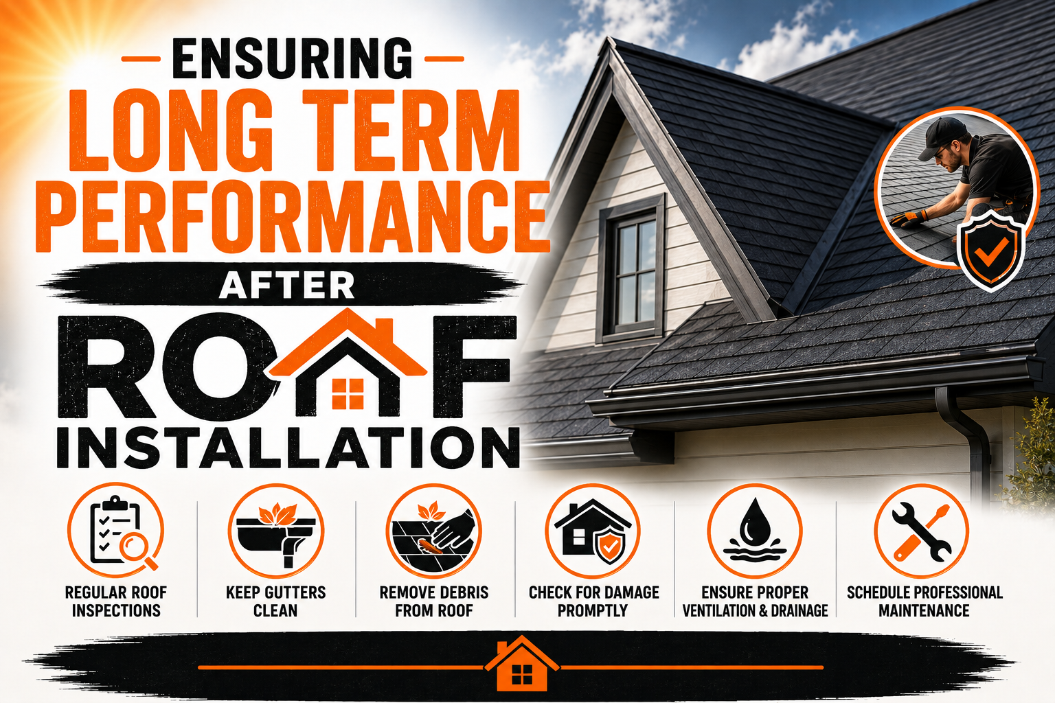 Ensuring Long Term Performance After Roof Installation