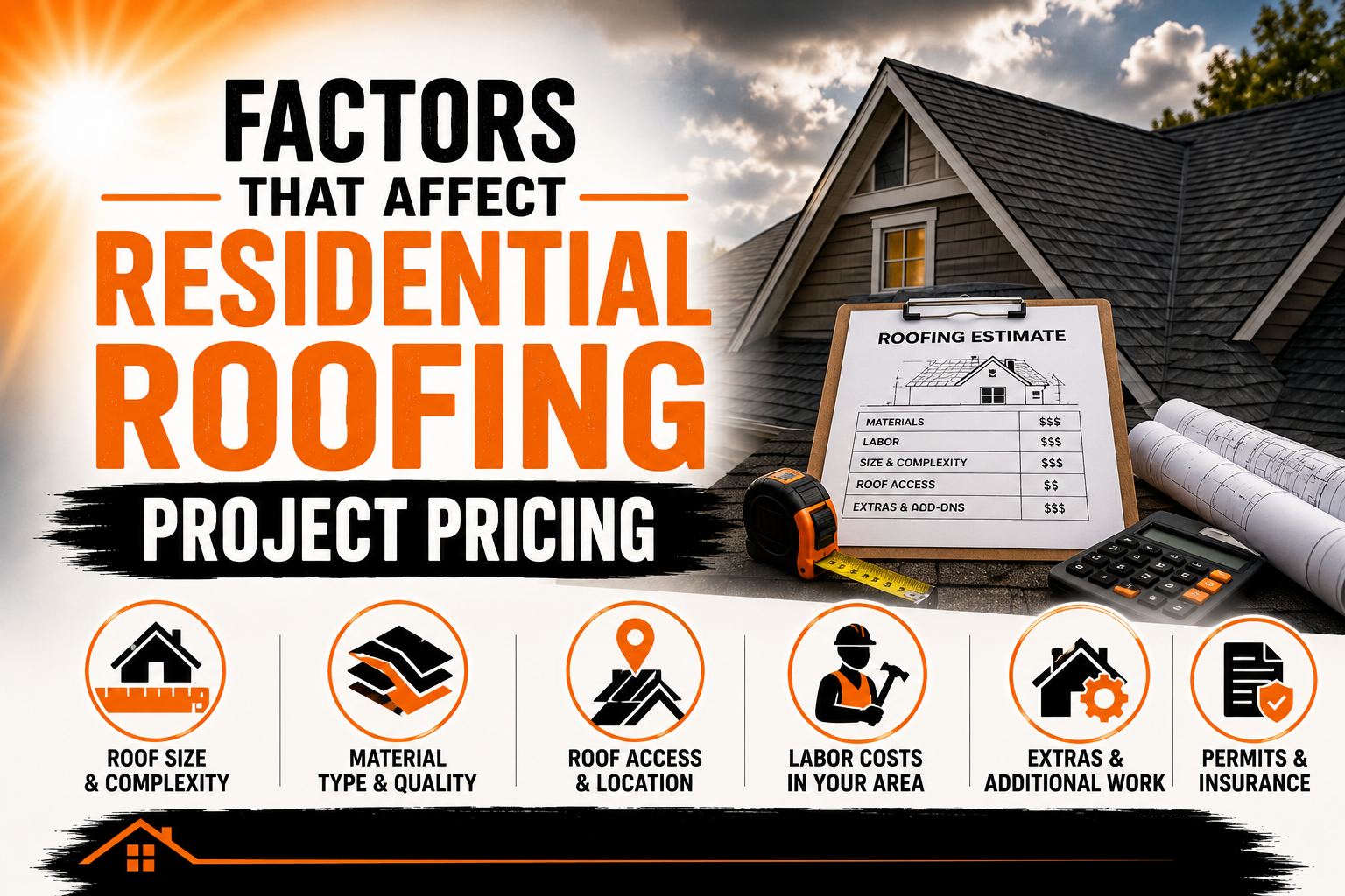 Factors That Affect Residential Roofing Project Pricing