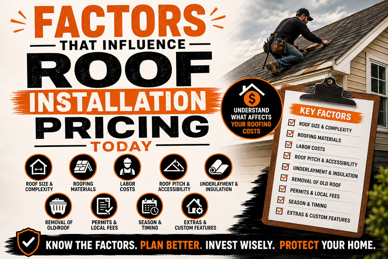 Factors That Influence Roof Installation Pricing Today
