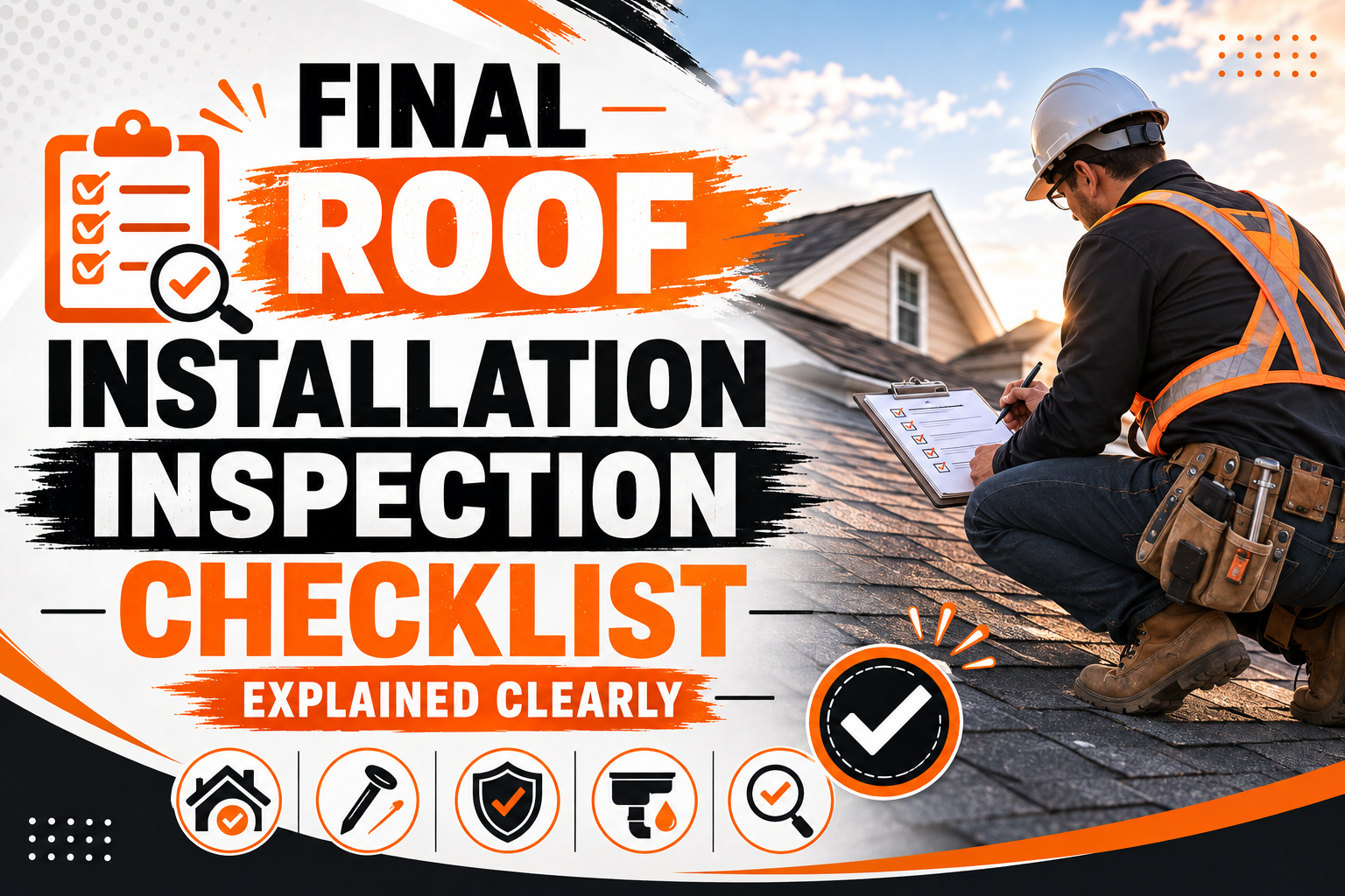 Final Roof Installation Inspection Checklist Explained Clearly