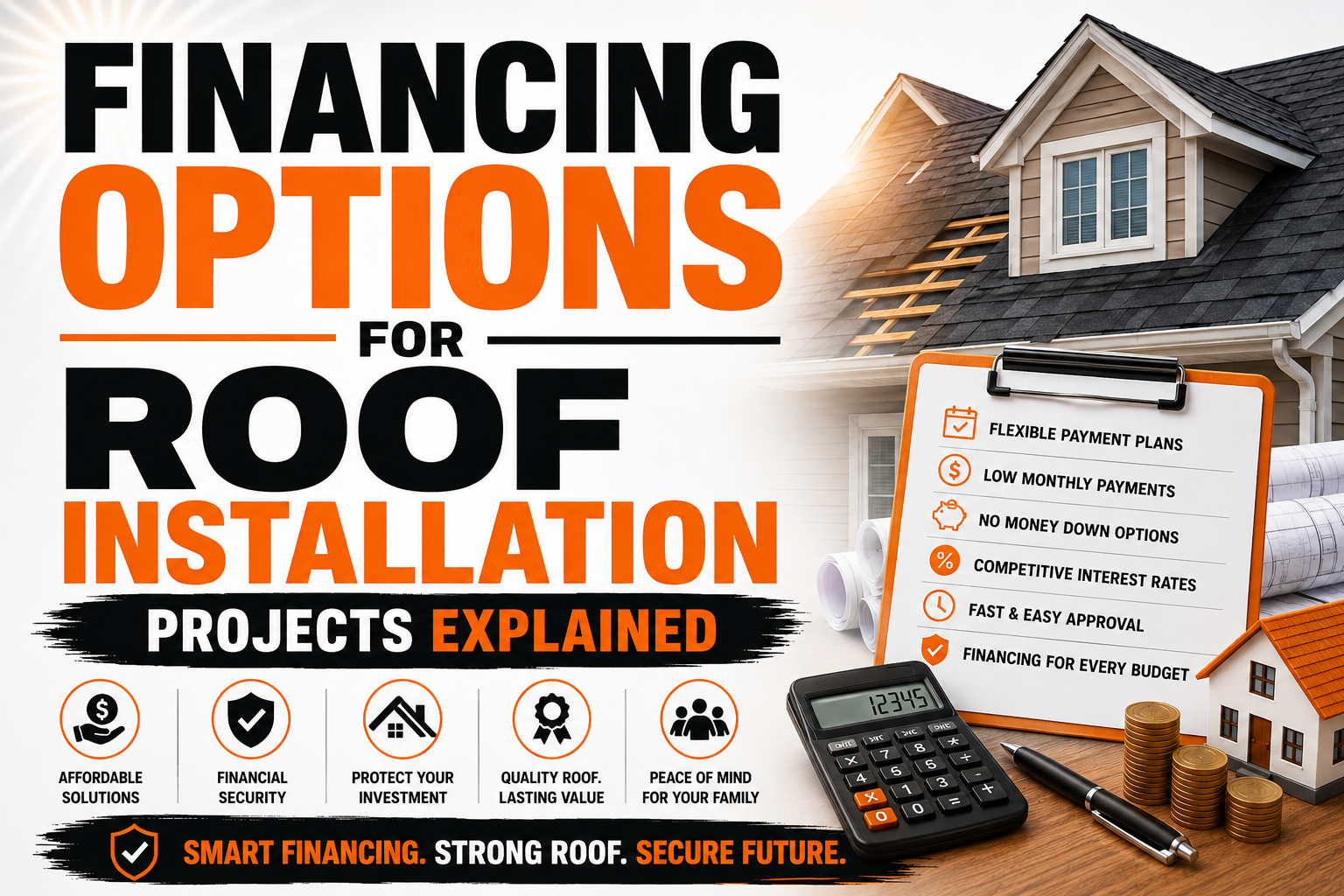 Financing Options for Roof Installation Projects Explained