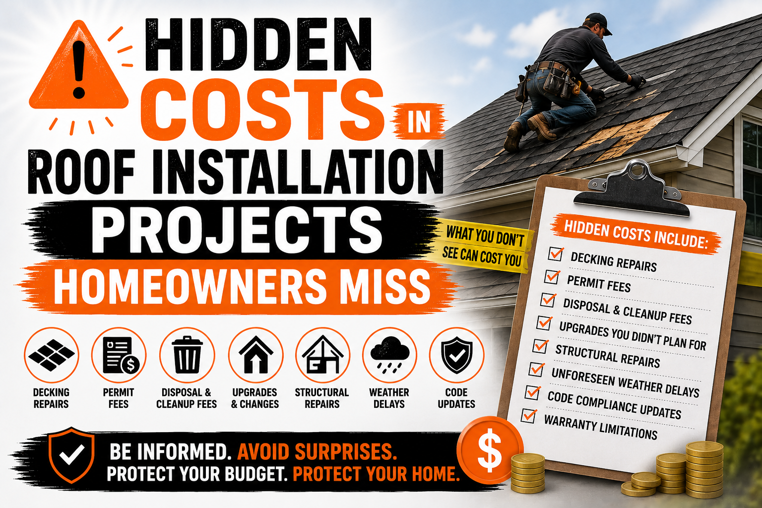 Hidden Costs in Roof Installation Projects Homeowners Miss