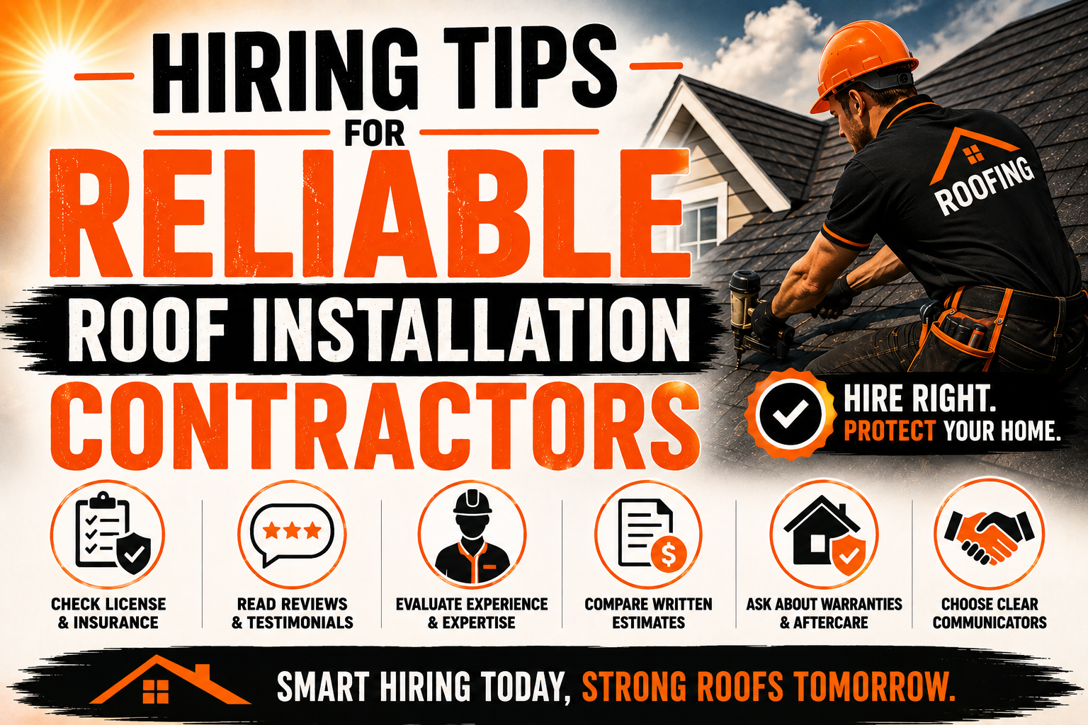 Hiring Tips for Reliable Roof Installation Contractors