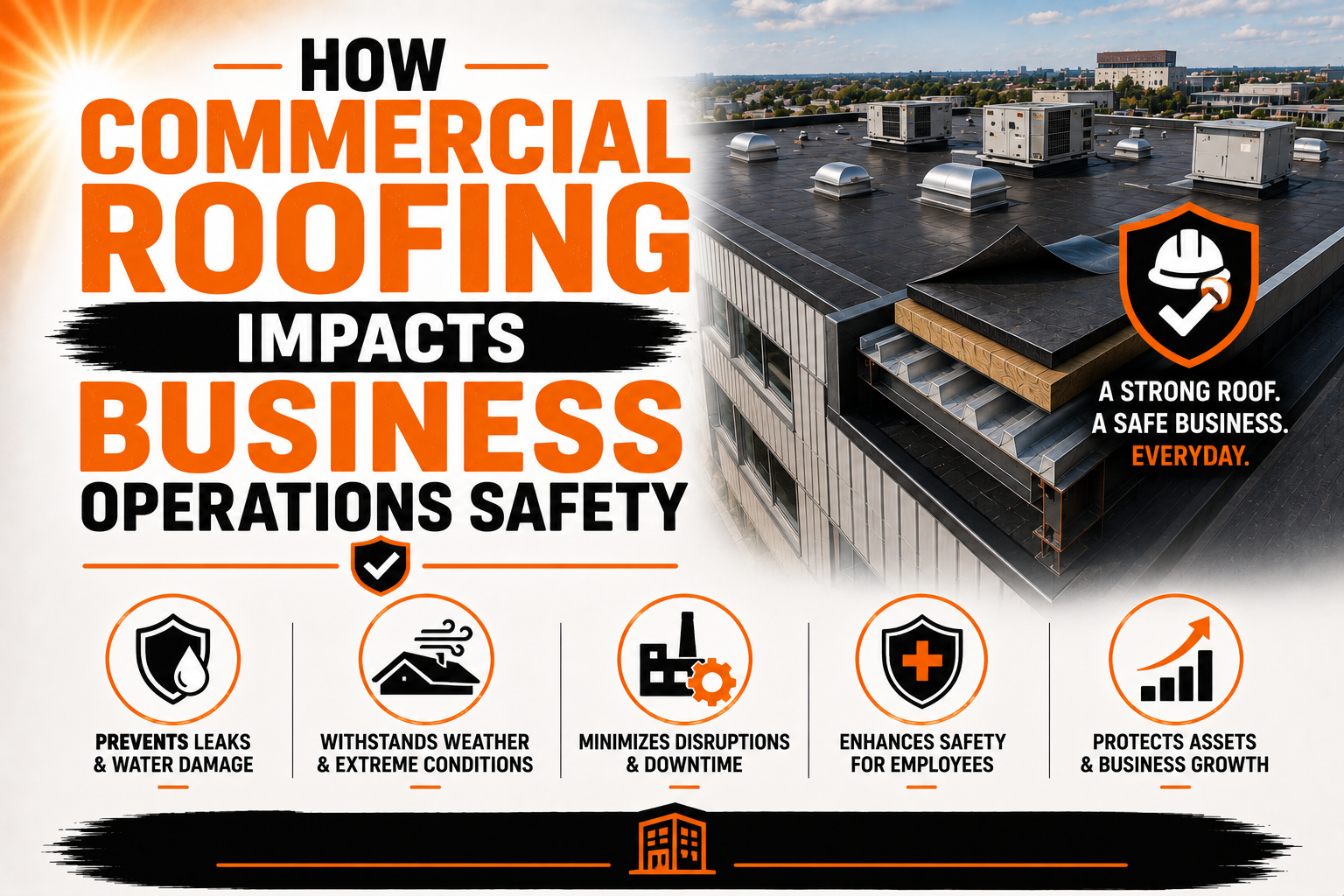 How Commercial Roofing Impacts Business Operations Safety