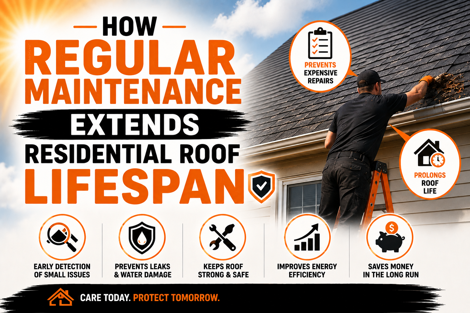 How Regular Maintenance Extends Residential Roof Lifespan