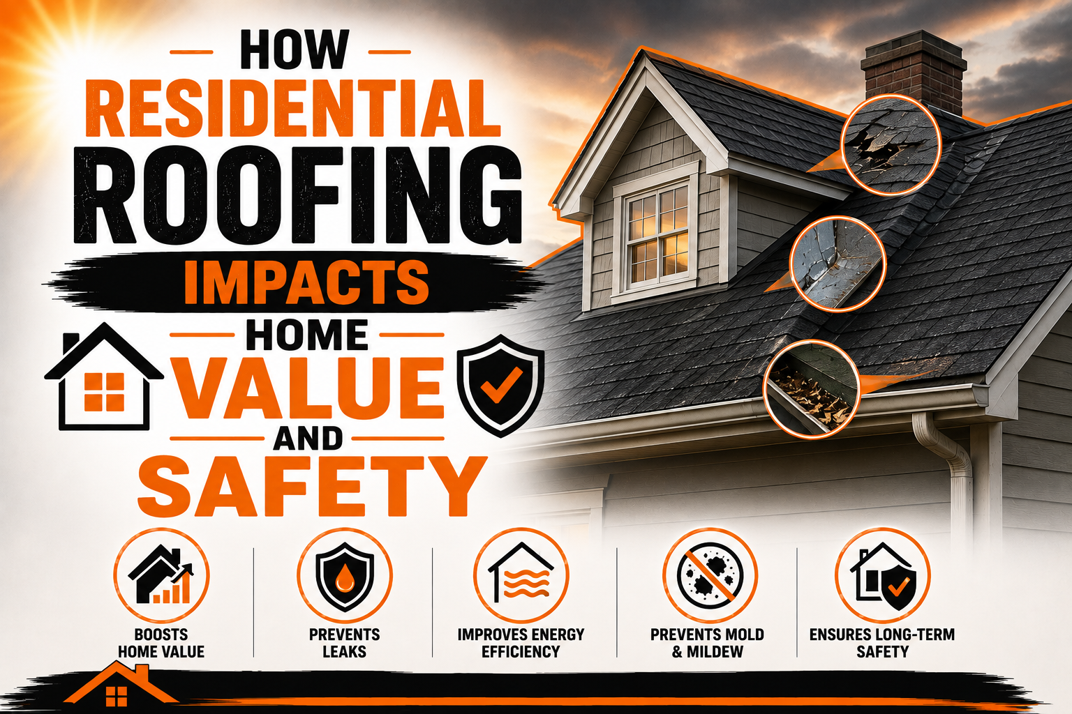How Residential Roofing Impacts Home Value and Safety