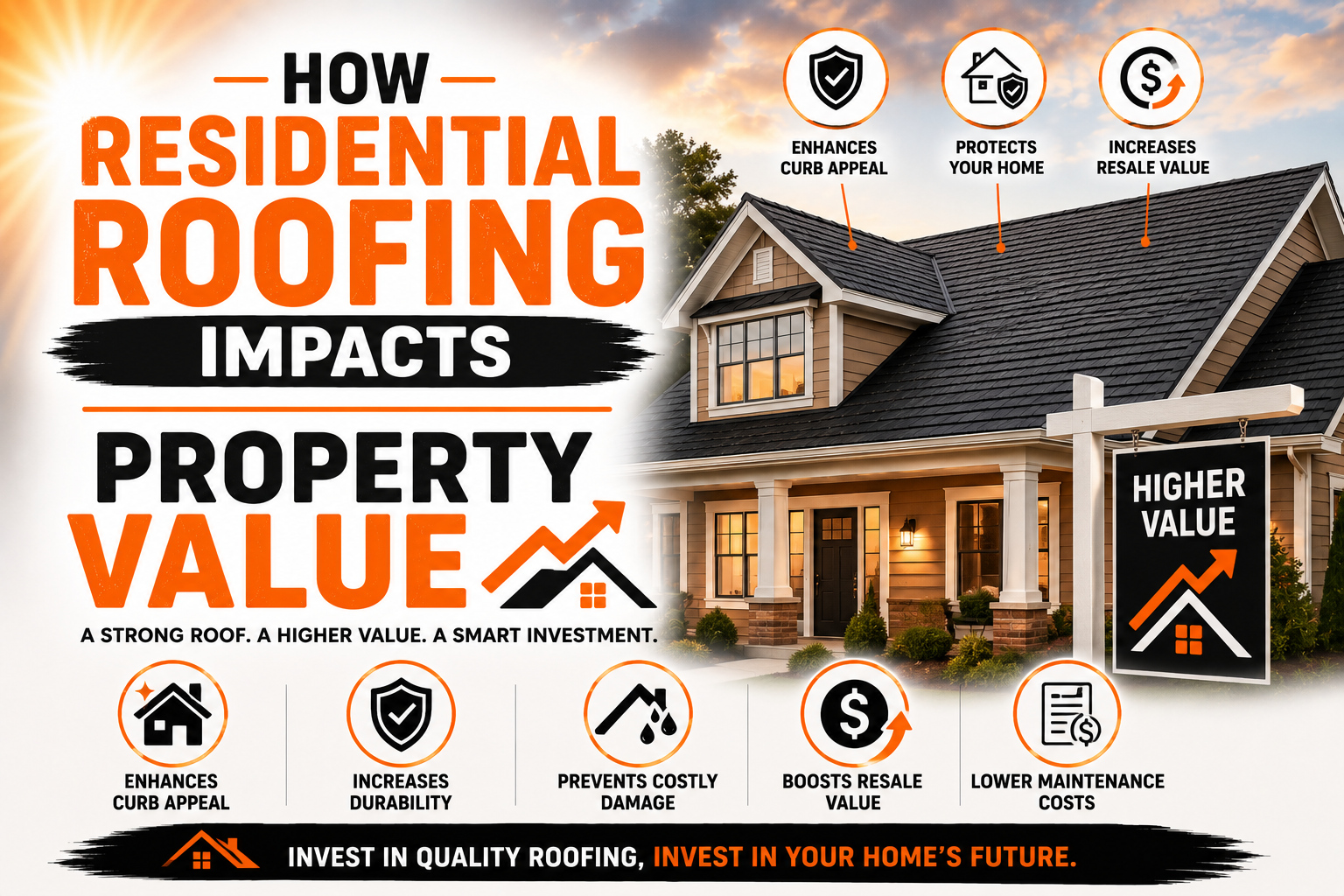How Residential Roofing Impacts Property Value