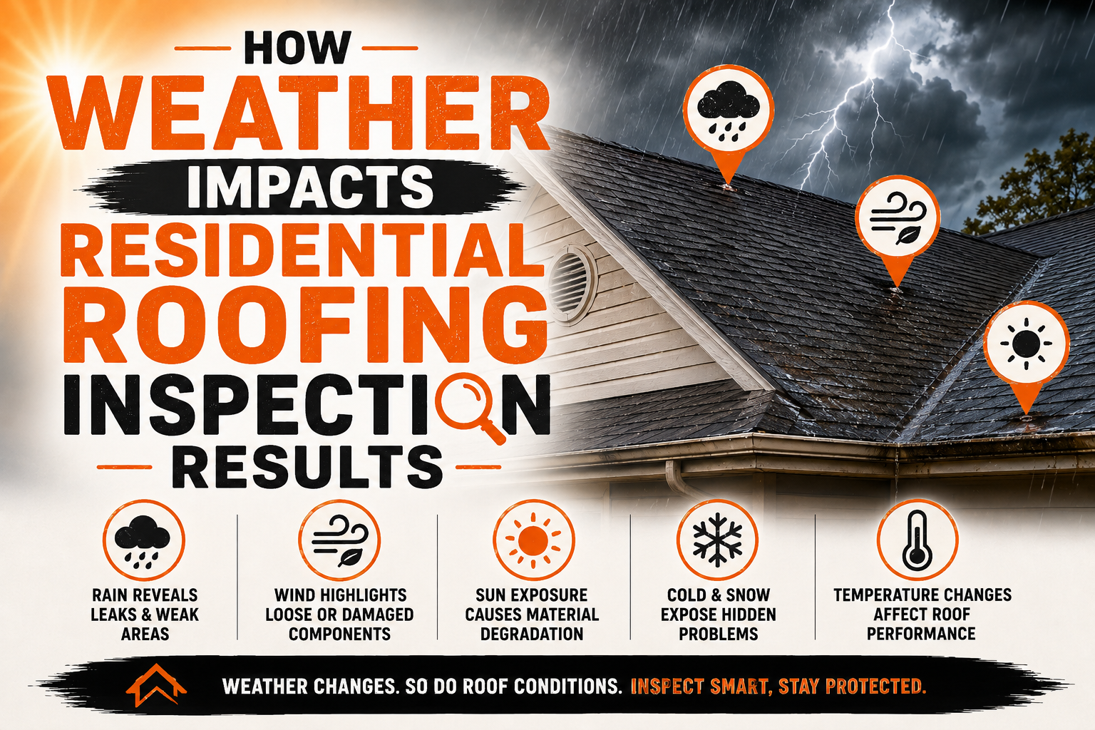 How Weather Impacts Residential Roofing Inspection Results