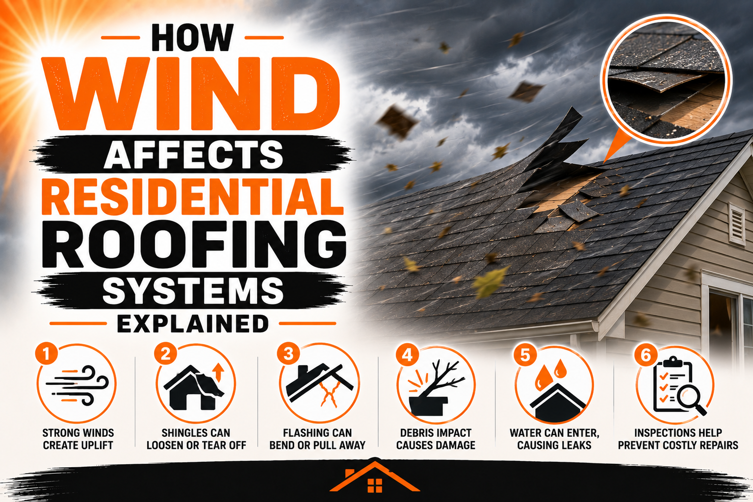 How Wind Affects Residential Roofing Systems Explained