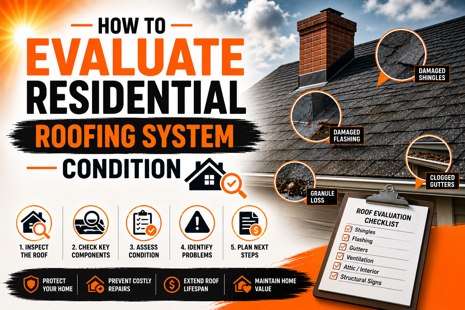 How to Evaluate Residential Roofing System Condition