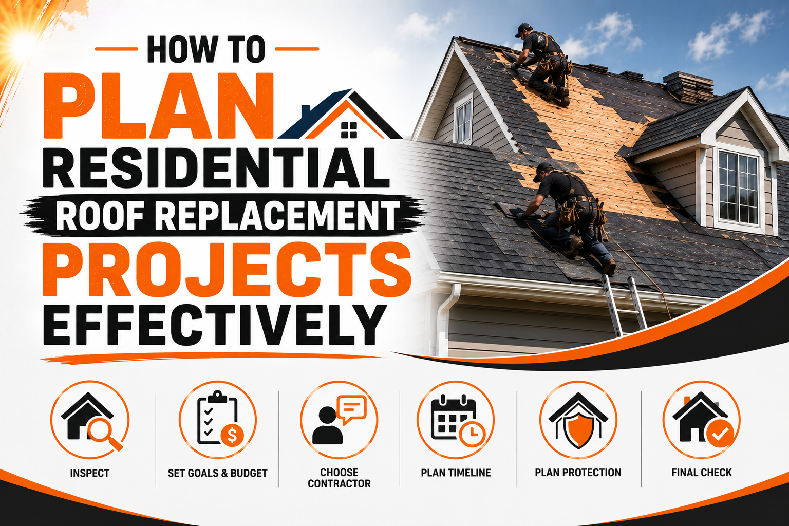 How to Plan Residential Roof Replacement Projects Effectively